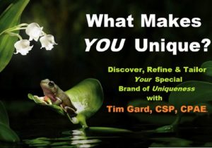 Tim Gard Blog - What Makes You Unique