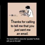 tim gard meme email call