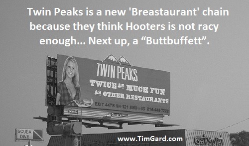 Tim Gard Blog - Twin Peaks Restaurant