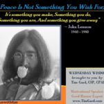 wednesday wisdom john lennon