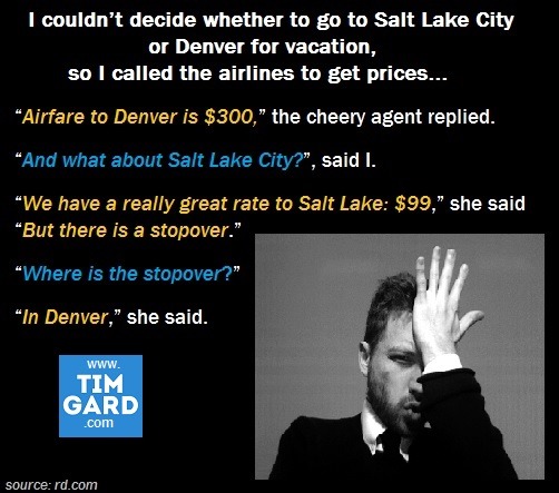 Tim Gard Meme: Salt Lake or Denver